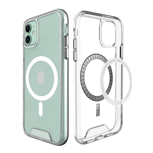 Apple iPhone 11 TOKO Space magsafe etui na plecki (Przezroczysty)