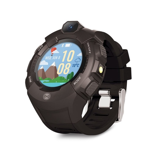 Forever Care Me KW-400 dziecięcy smartwatch, czarny