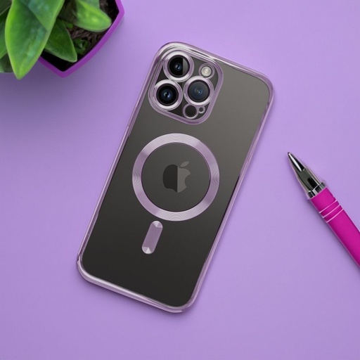 Apple iPhone 13 Color Chrome Magsafe etui na plecki (Fioletowy)