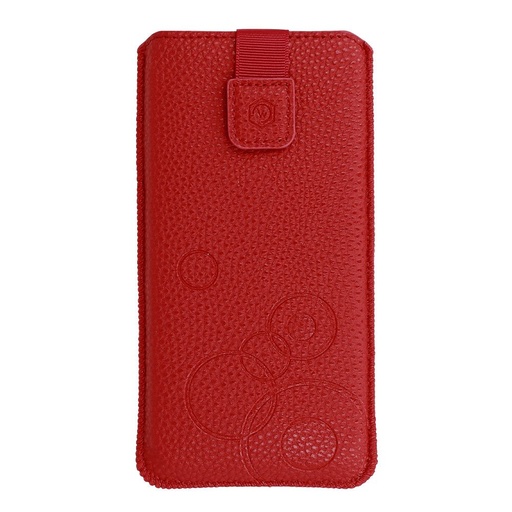 Uniwersalny rozmiar Wonder deko z uchwytem na palec etui XXL (Czerwony)