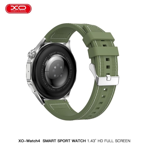 XO Watch 4 AMOLED smartwatch (Zielony) – zegarek sportowy, odbieranie połączeń, kolorowy ekran