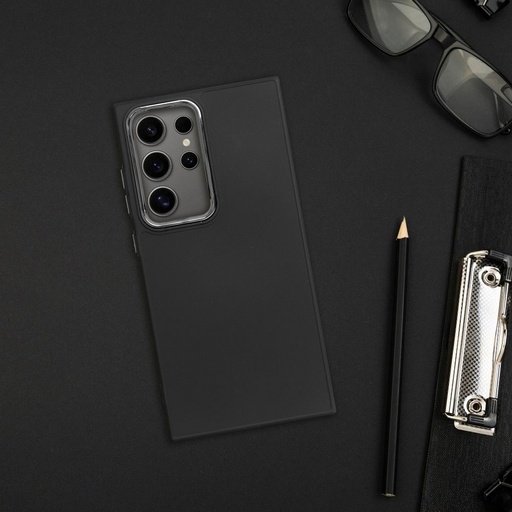 Samsung Galaxy S25 Frame silikonowy etui na plecki (Czarny)
