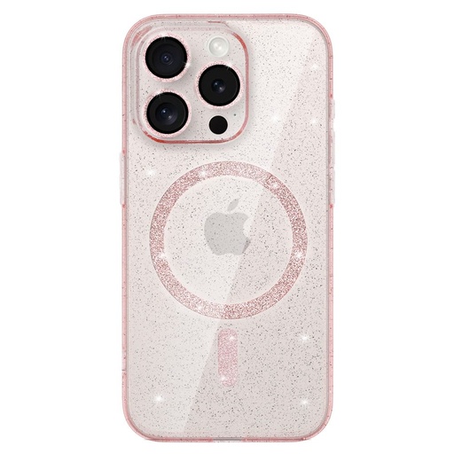 Samsung Galaxy S25 glitter magsafe etui na plecki (Przezroczysty)