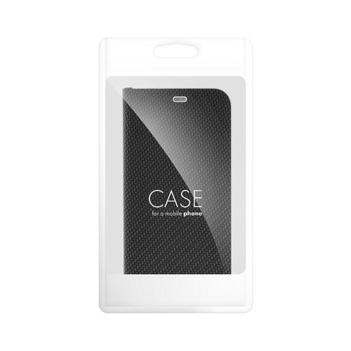 Samsung Galaxy A35 Lunca carbon etui z klapką (Czarny)