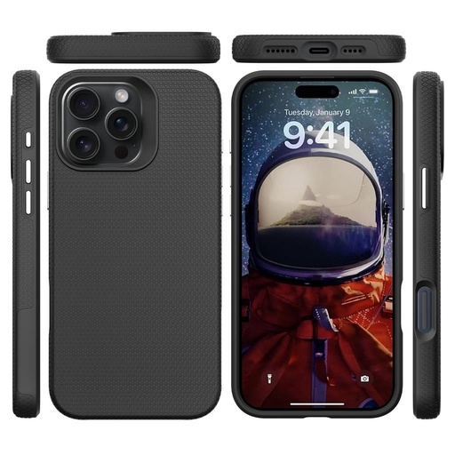 Apple iPhone 16 Pro Max TOKO Triangle etui na plecki (Czarny)