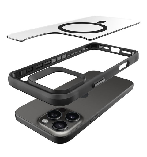 Apple iPhone 16 Pro Max TOKO Combat X Mode frost magsafe etui na plecki (Czarny)