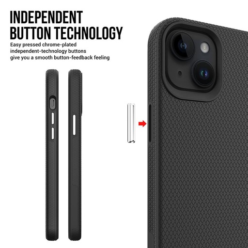 Apple iPhone 14 TOKO Triangle etui na plecki (Czarny)