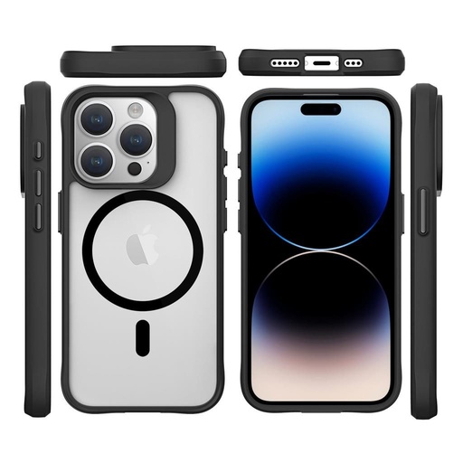 Apple iPhone 15 Pro Max TOKO Combat X Mode magsafe etui na plecki (Czarny)