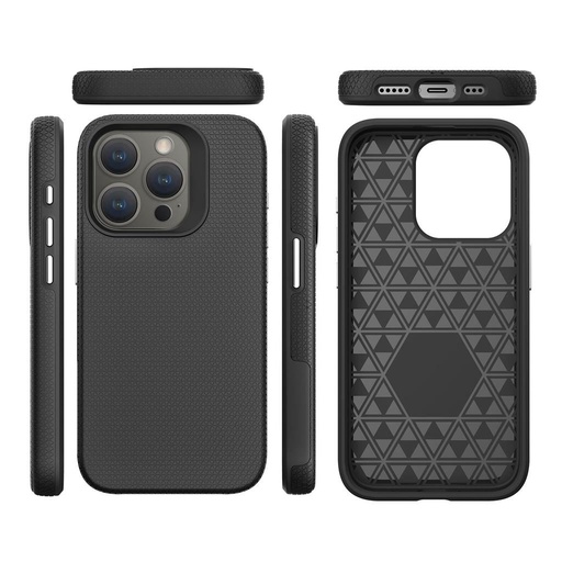 Apple iPhone 15 Pro TOKO Triangle etui na plecki (Czarny)