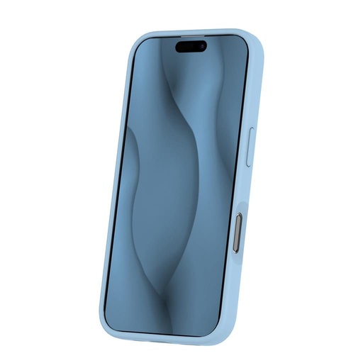 Apple iPhone 16 Silicone Thin magsafe etui na plecki (Niebieski)