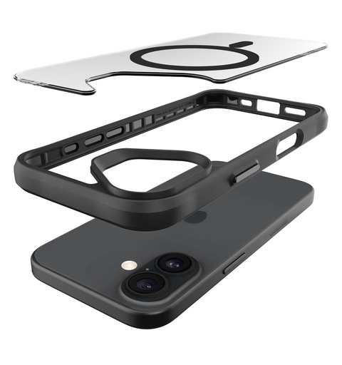 Apple iPhone 16 TOKO Combat X Mode magsafe etui na plecki (Czarny)