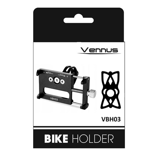 Vennus VBH03 motocyklowy / rowerowy uchwyt (Czarny)