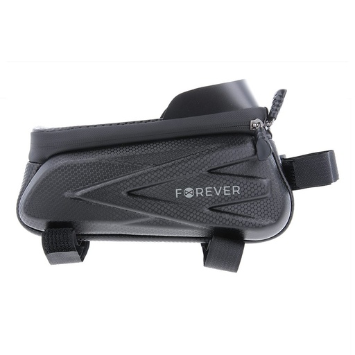Forever Outdoor wodoodporny rower torba na ramę z uchwytem na telefon (Czarny)