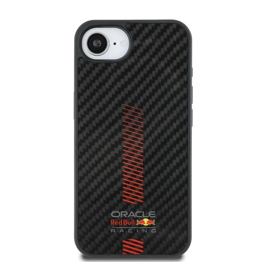 Apple iPhone 16e Czerwony Bull Carbon Powerbar MagSafe etui (Czarny) – RBHMPSE424CFGSMK