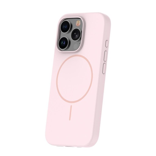 Apple iPhone 16e Silicone Thin magsafe etui na plecki (Różowy)