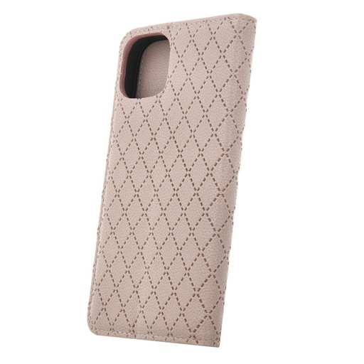 Apple iPhone 16e Smart Caro etui z klapką (Beżowy)