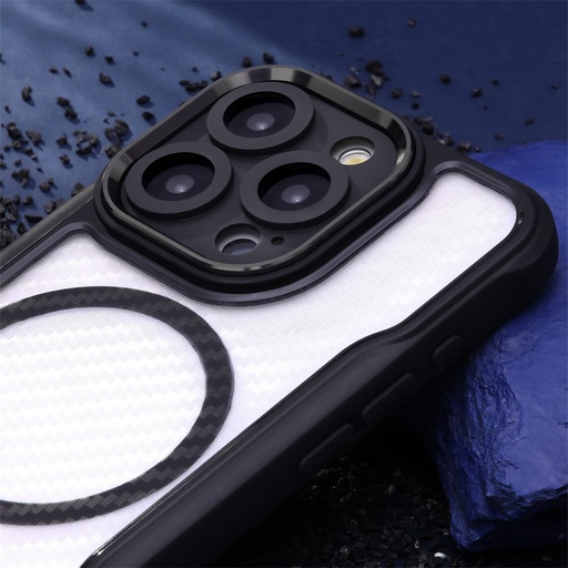 Apple iPhone 16e Defender carbon MagSafe etui na plecki (Czarny)