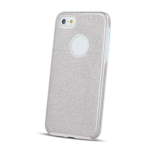 Apple iPhone 16e glitter 3in1 etui na plecki (Srebrny)