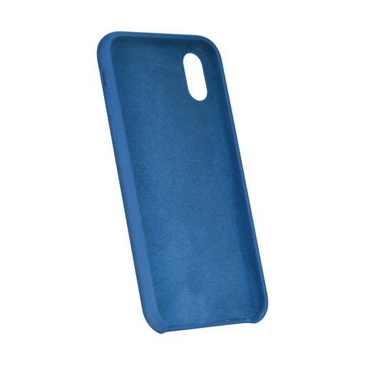 Apple iPhone XR silicone etui na plecki (Granatowy)