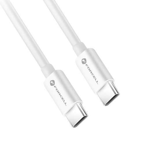 Forcell F-ENERGY C339 USB-C / USB-C kabel PD QC4.0 5A 100W (Biały) - 3m