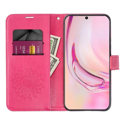 Samsung Galaxy A17 5G Forcell MEZZO otwierany etui (Magenta)