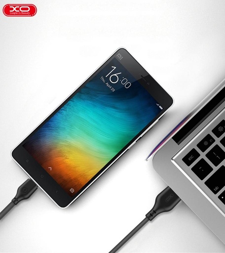 XO NB103 USB – USB-C kabel (Czarny) - 1,0 m - 2.1A