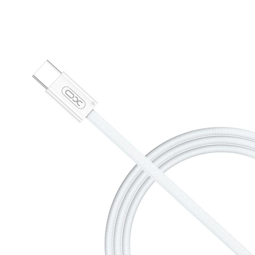 XO NB-Q260C USB-C – USB-C kabel (Biały) - 3,0 m - 60W
