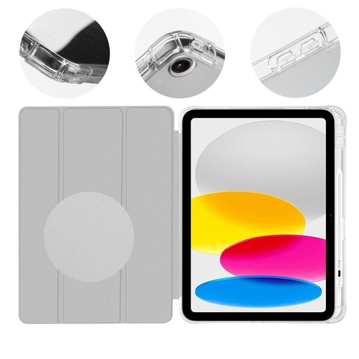 Apple iPad 10.9 2022 / iPad 11 2025 OBAL:ME MistyTab tablet etui (Szary)