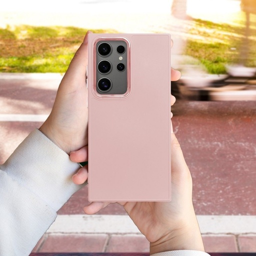 Xiaomi Redmi 15 Frame silikonowy etui na plecki (Różowy)