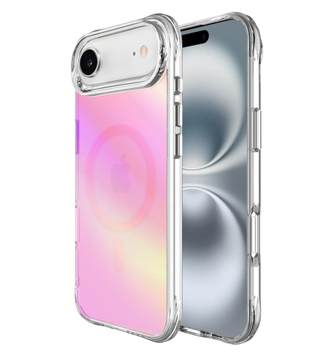 Apple iPhone 17 Air TOKO Pure rainbow magsafe etui na plecki (Różowy)