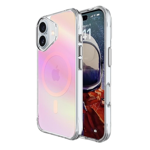 Apple iPhone 17 TOKO Pure rainbow magsafe etui na plecki (Różowy)
