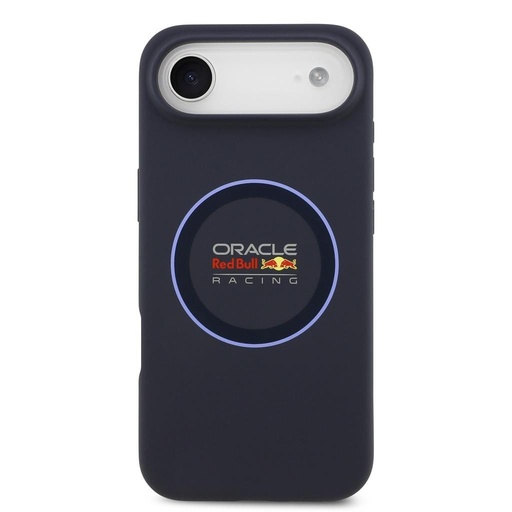 Czerwony Bull Silicone Niebieski Ring MagSafe etui iPhone Air (Granatowy)