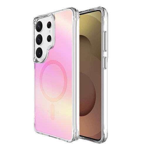 Samsung Galaxy S26 Ultra TOKO Pure rainbow MagSafe etui na plecki (Różowy)