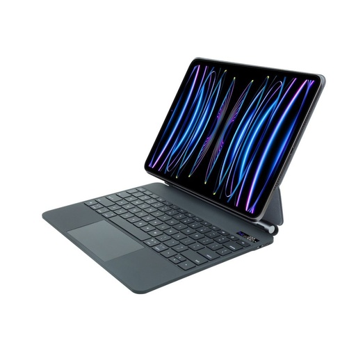XO KB-10 inteligentny klawiatura cyfrowy z wyświetlaczem iPad 12.9" (Czarny) - 78 z guzikiem
