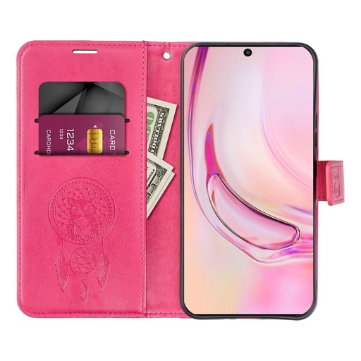 Samsung Galaxy A57 5G Forcell MEZZO otwierany etui (Magenta)