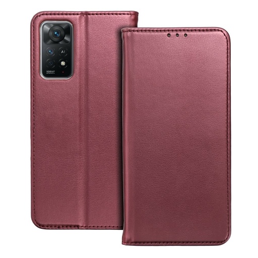 Xiaomi Redmi Note 15 4G Smart book otwierany etui (Bordowy)