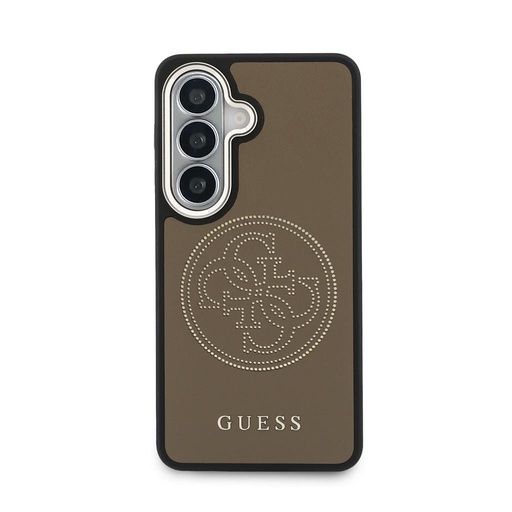 Guess PU Perforated 4G Logo Magnetic Samsung Galaxy S26 (Brązowy)
