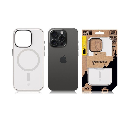 Apple iPhone 15 Pro Tactical MagForce Smooth Is Fast etui (Biały)