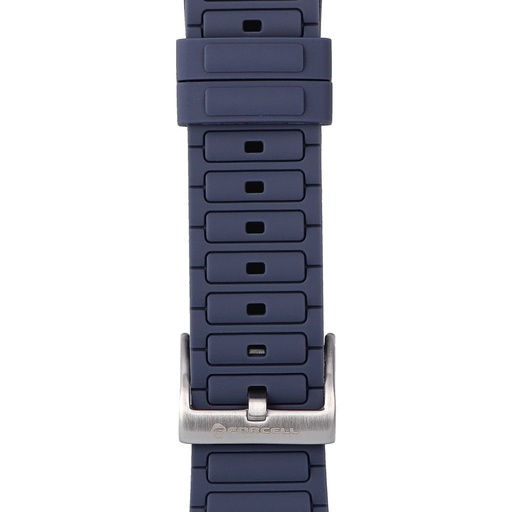 Forcell F-Design FA06 silikonowy pasek Apple Watch 42 / 44 / 45 / 49 mm (Niebieski)
