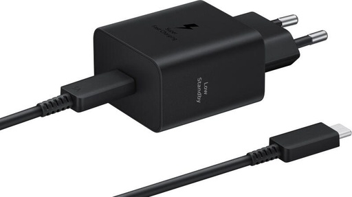 Samsung PD USB-C sieciowy szybka ładowarka 45W + USB-C kabel (Czarny)