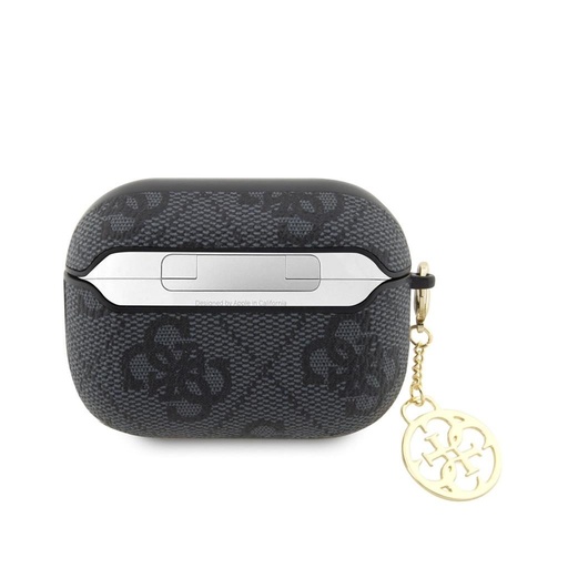 Guess 4G Script PC/PU Charm etui AirPods Pro 2 (Czarny)