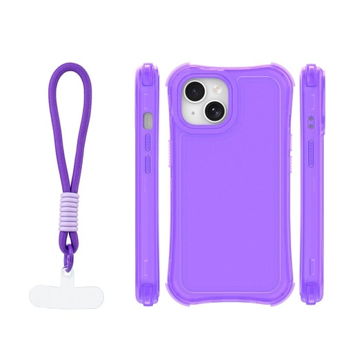 Apple iPhone 15 SafePop etui na plecki (Fioletowy)