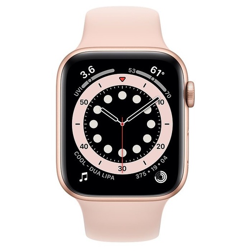 Apple watch Series 6 44mm, różowy