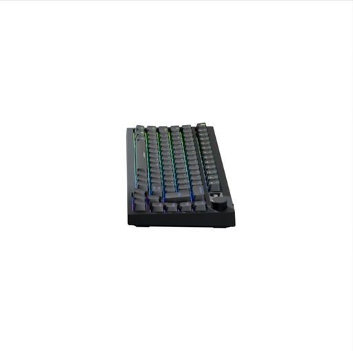 AVAX GM02 PRO 75% Gasket RGB Tri-mode mechaniczny klawiatura (Czarny) - Gateron żółty przełącznik, węgierski układ