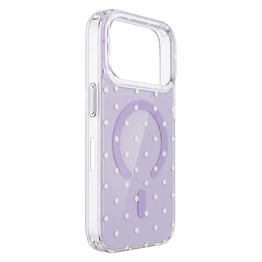 Apple iPhone 17 Pro / Apple iPhone 18 Pro Bubble Dots MagSafe etui na plecki (Fioletowy)