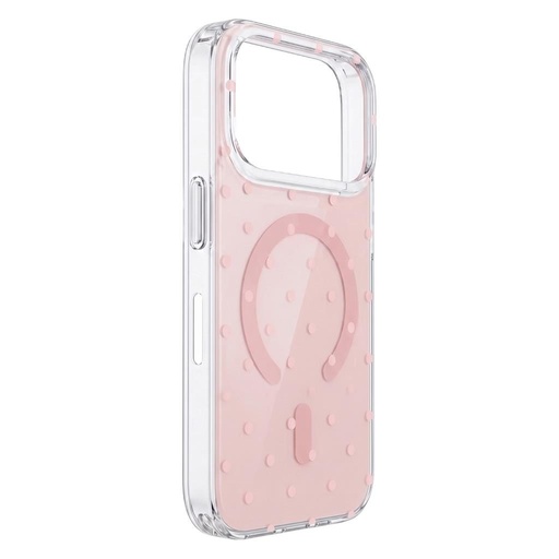 Apple iPhone 17 Pro Max / Apple iPhone 18 Pro Max Bubble Dots MagSafe etui na plecki (Różowy)