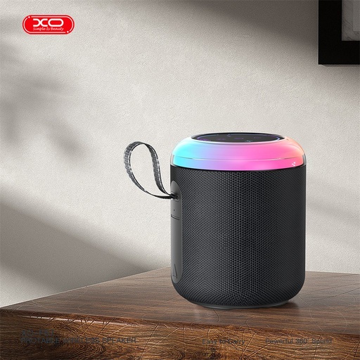 XO F67 LED Dazzle przenośny Bluetooth głośnik (Czarny)
