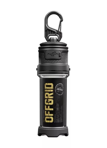 Tactical OffGrid przenośny LED lampa powerbank z funkcją