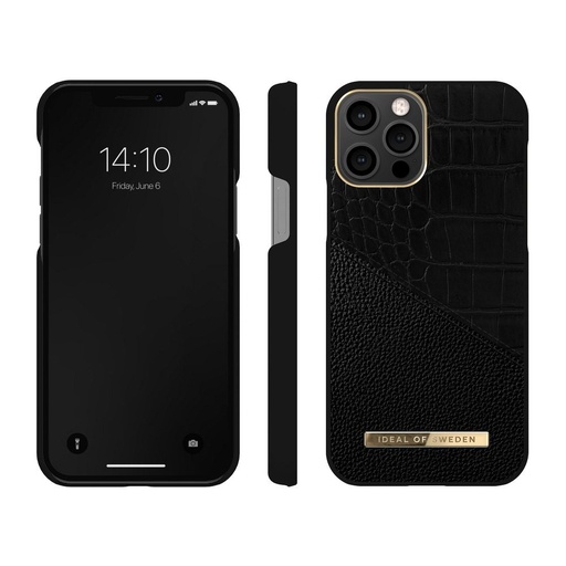Apple iPhone 12 Pro Max iDeal Nightfall croco premium etui na plecki, nightfall croco