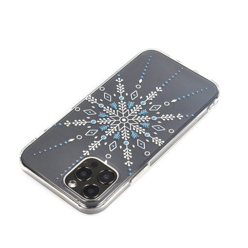 Apple iPhone 11 Winter silikonowy etui na plecki (Snowflake (Przezroczysty))